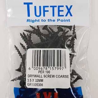 SCREW DRY WALL 3.5X28MM P/100 TUFTEX