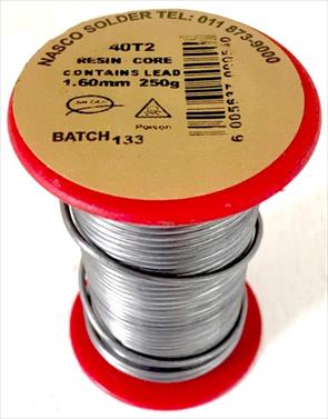 SOLDER RESIN CORE REEL 40T 1.6MM 250G