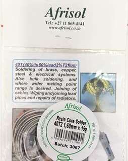 SOLDER RESIN CORE 40T CARD 15GR