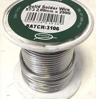 SOLDER SOLID CORE REEL 97/3 250GR