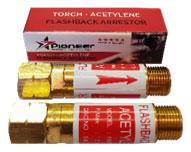 Flash Back Arrestor Acetylen Reg End 3/8"Br Cn035