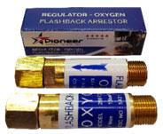 Flash Back Arrestor Oxygen Torchend 3/8"Br Cn036