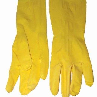 GLOVE MATSAFE LATEX HOUSE/H YELLOW L