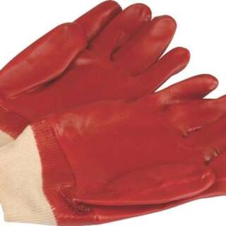 GLOVE MATSAFE RED PVC K/WRIST