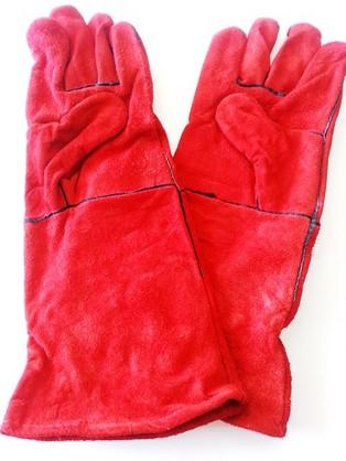 GLOVE MATSAFE WELDERS RED 200MM