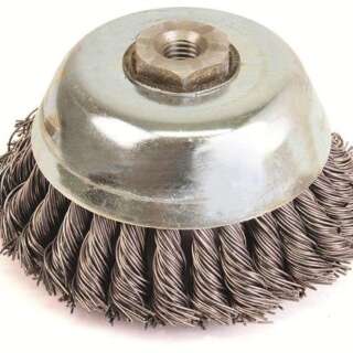 WIRE CUP BRUSH WERNER  60X14X2MM KNOTTED